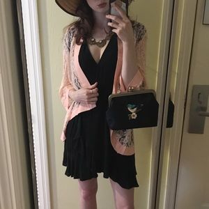 ✨5 for $20✨ Pink Lace Kimono Cardigan